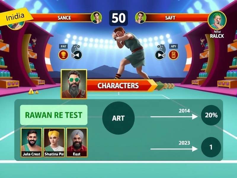 Haryanvi Battle Blitz character customization screen showing diverse Indian avatars